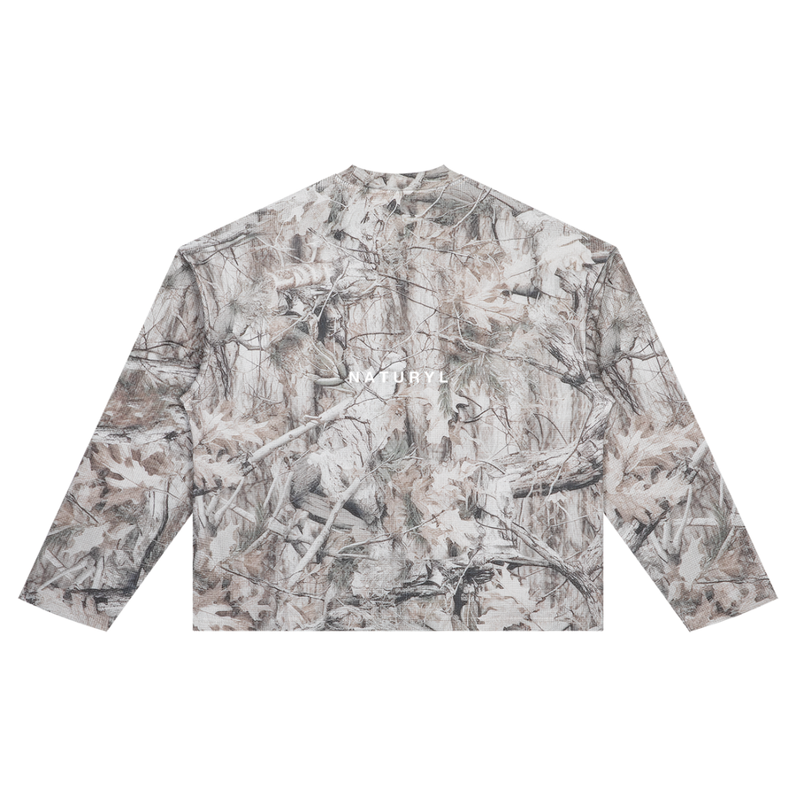 Unisex Camo Waffle T-Shirt