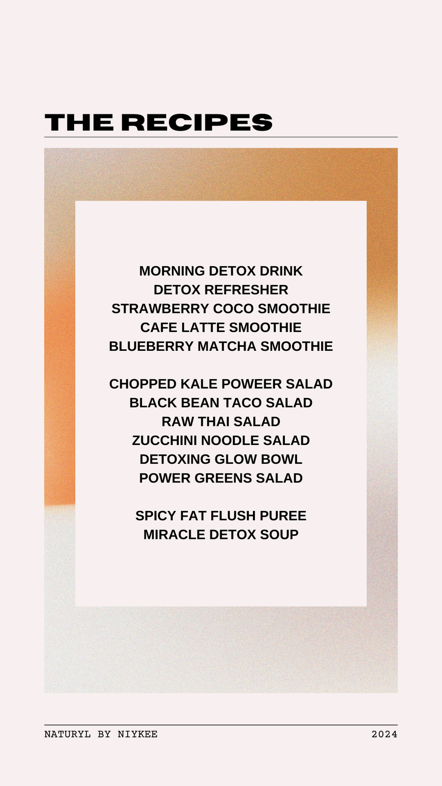 POST-DETOX FAT FLUSH GUIDE