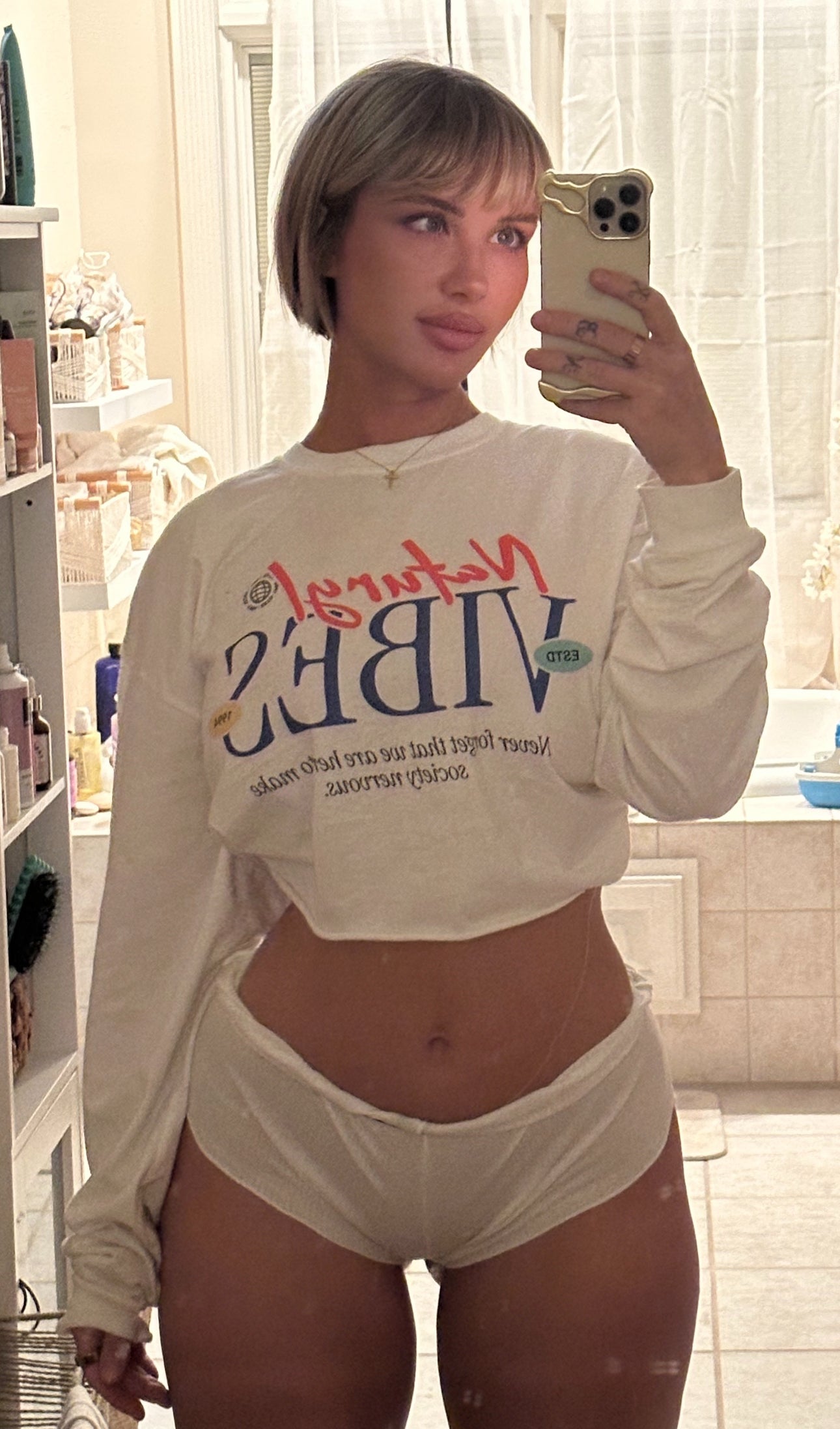 THE NATURYL VINTAGE VIBES LONG SLEEVE SHIRT