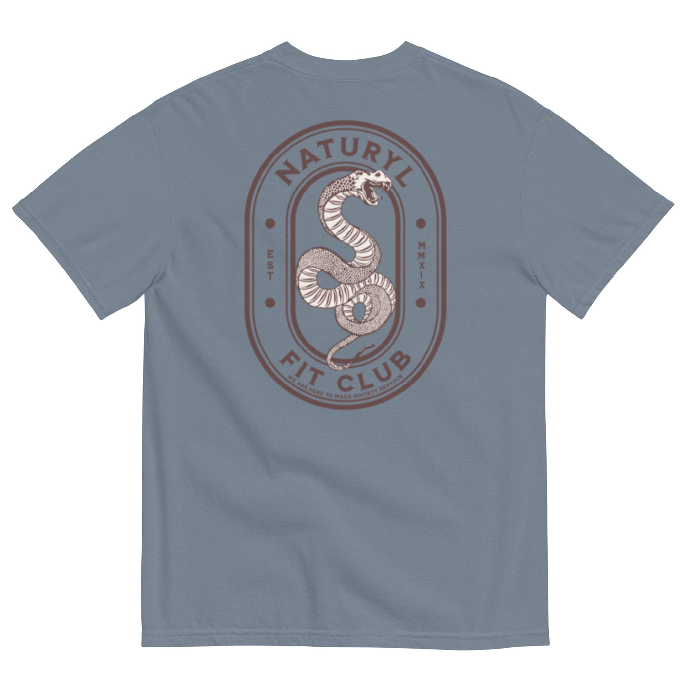 THE NATURYL FIT CLUB SNAKE TEE