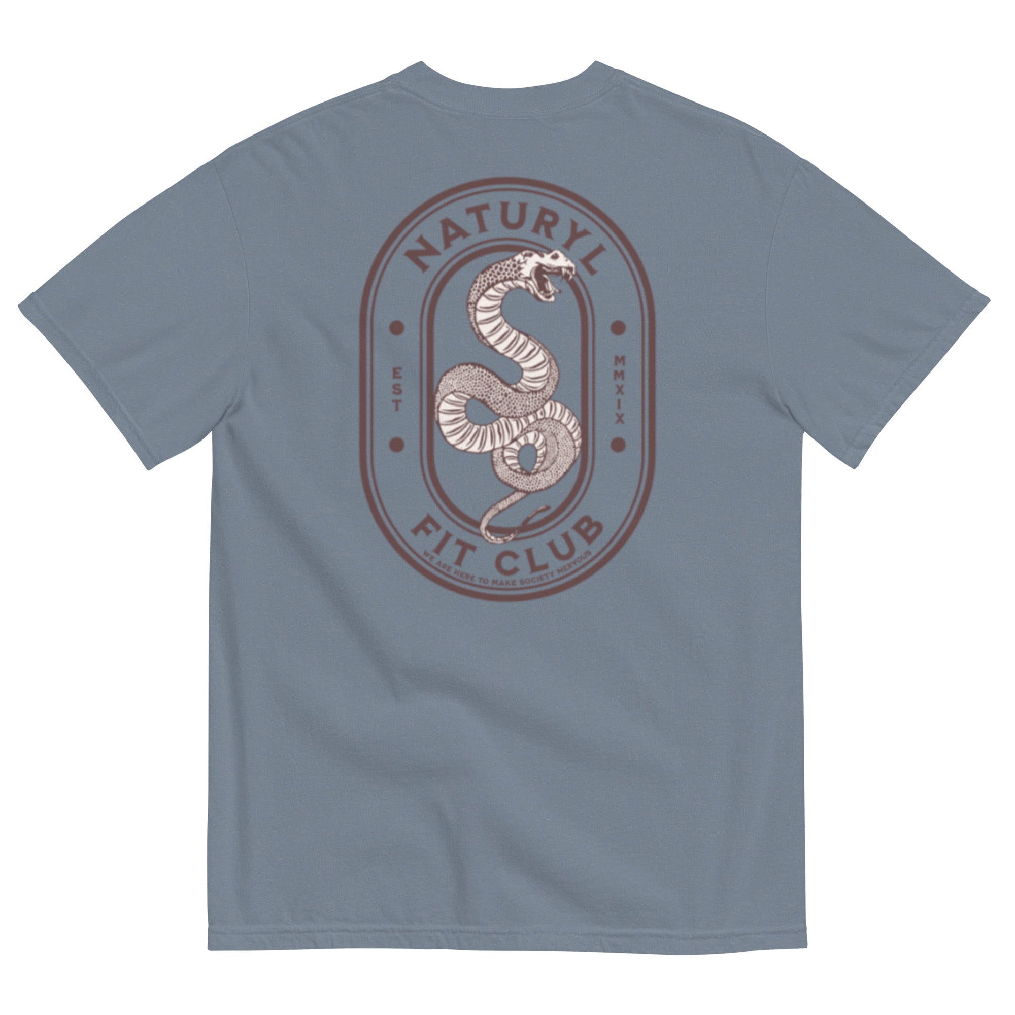 THE NATURYL FIT CLUB SNAKE TEE