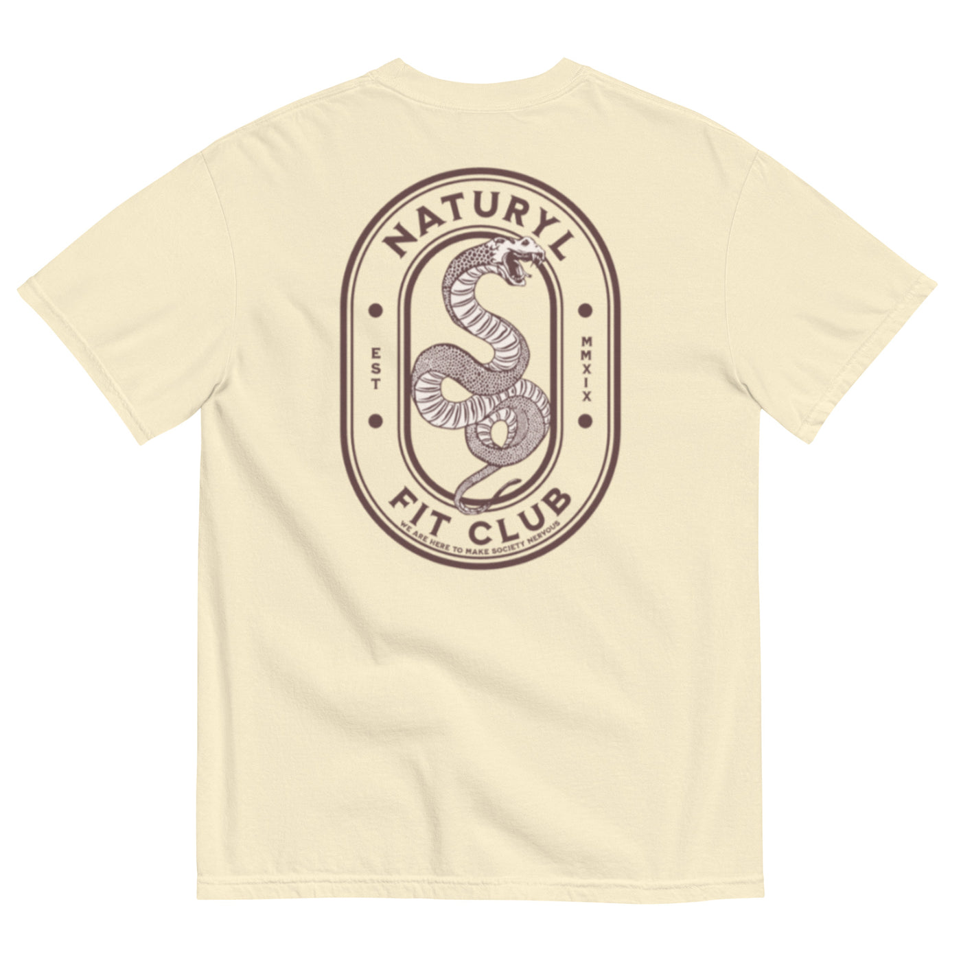 THE NATURYL FIT CLUB SNAKE TEE