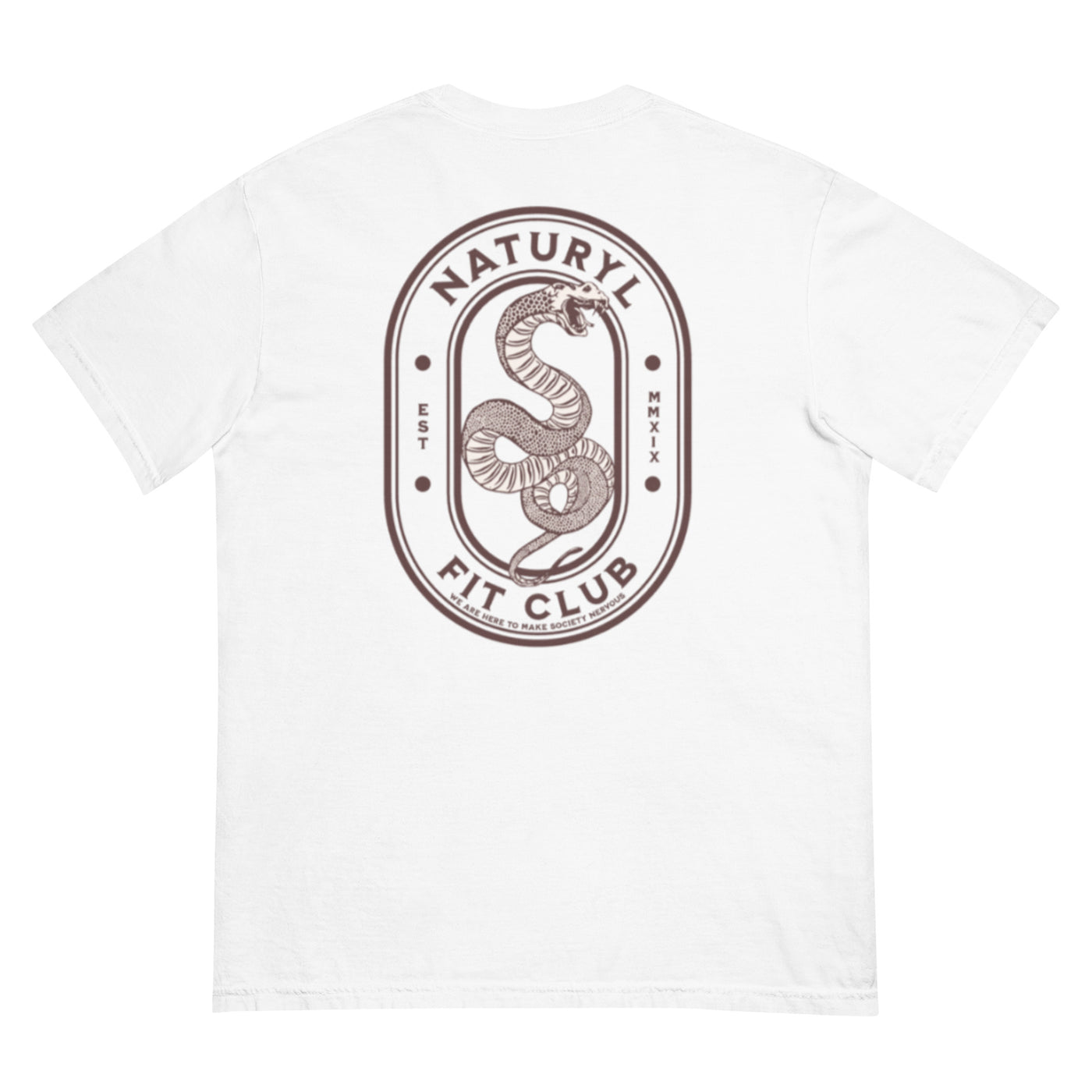 THE NATURYL FIT CLUB SNAKE TEE