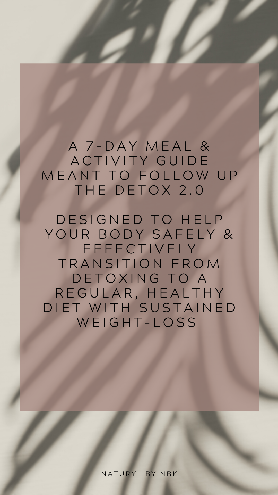 POST-DETOX FAT FLUSH GUIDE